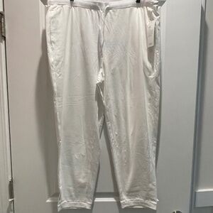 Eileen Fisher NWT Slouch Ankle Pant White Size XL